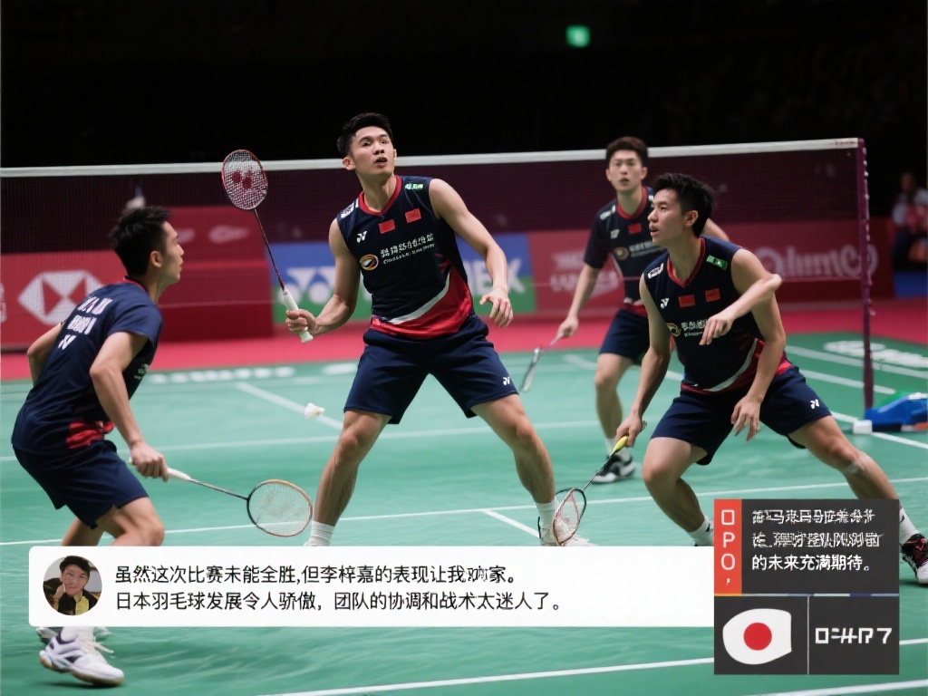 苏迪曼杯小组赛焦点战：日本迎战马来西亚